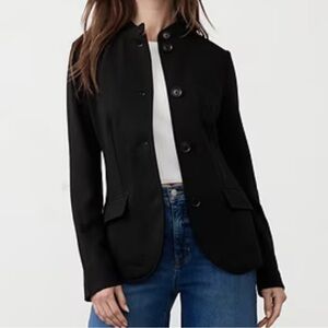 Banana Republic Factory Black Knit Pique Blazer size S & M